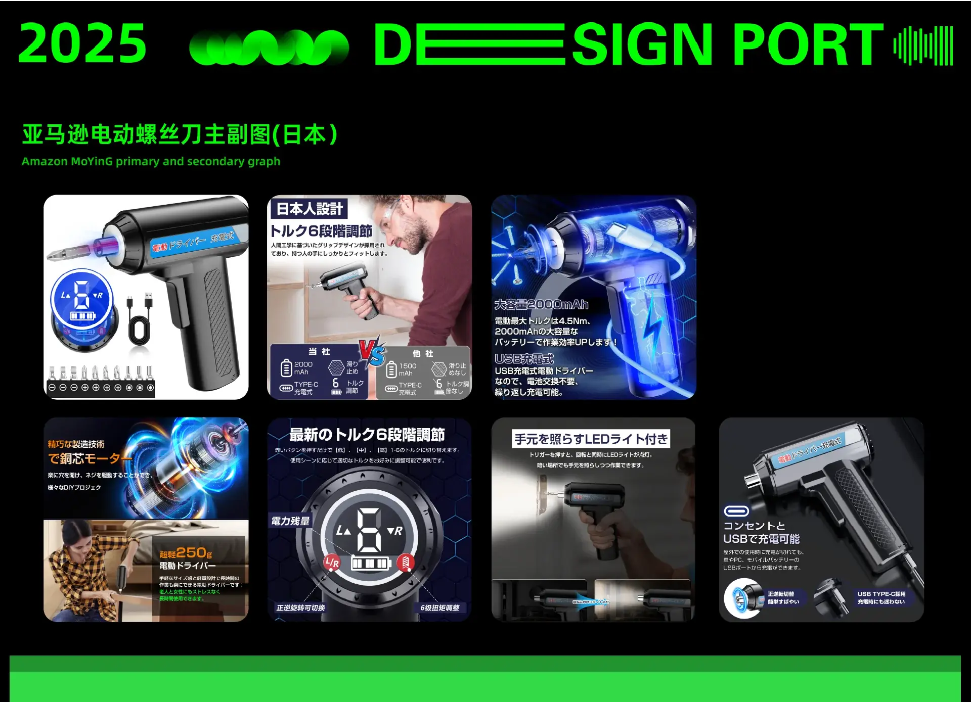 亚马逊电动螺丝刀主副图